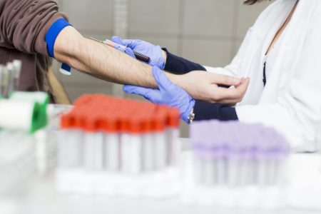 Blood sampling  in the medical laboratory